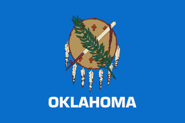 Oklahoma USA State Flag 