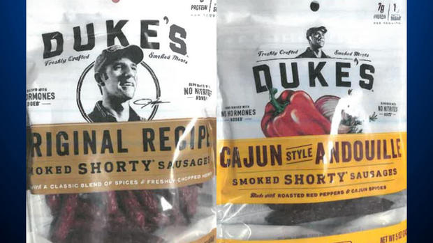 dukes smoked shorty sausages recall 