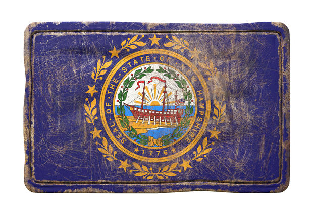 Old New Hampshire State flag 