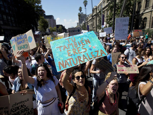 Chile Climate Students Protest 