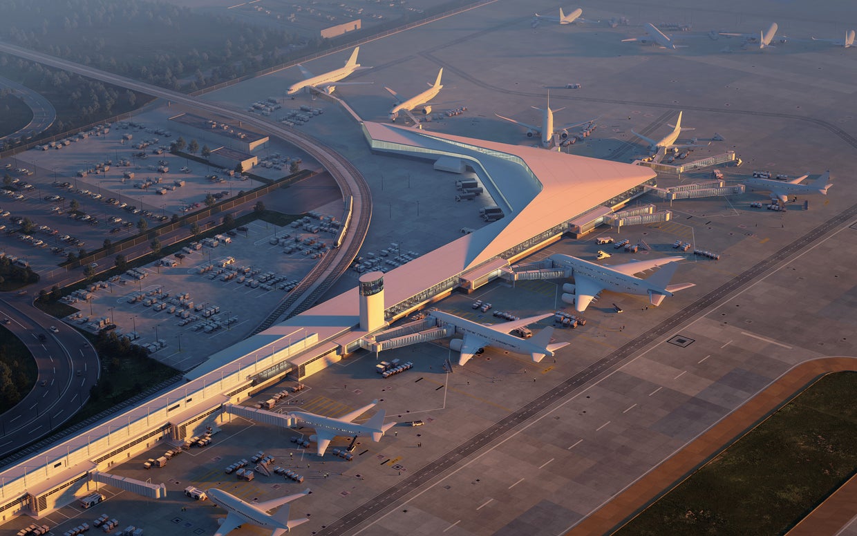 1.2 Billion Terminal 5 Expansion At O'Hare Breaks Ground Today CBS