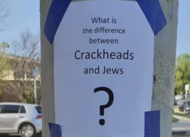 Anti-semitic Posters West Vally High School 