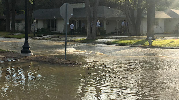 Fort Worth water main break 2 