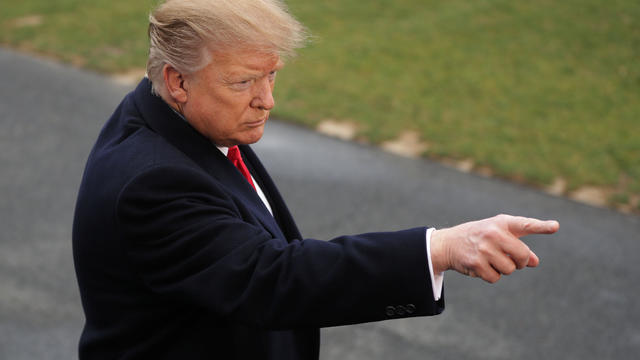 President Trump Departs White House En Route To Palm Beach, Florida 