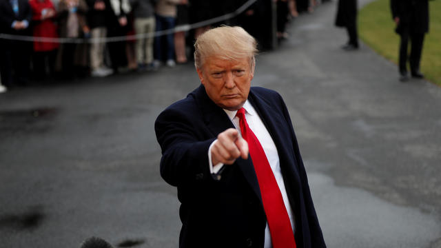 U.S. President Trump departs on travel to Florida from the White House in Washington 