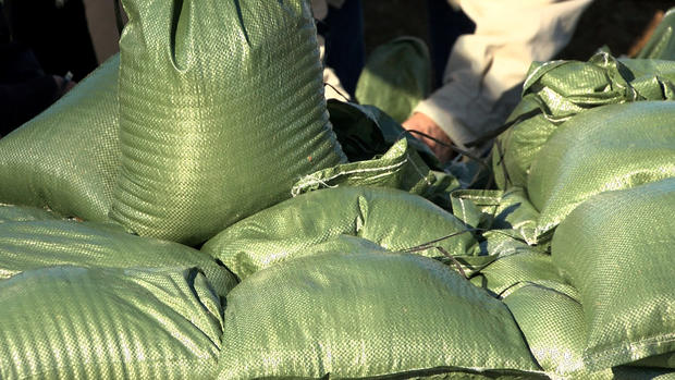 Flooding Sandbags 