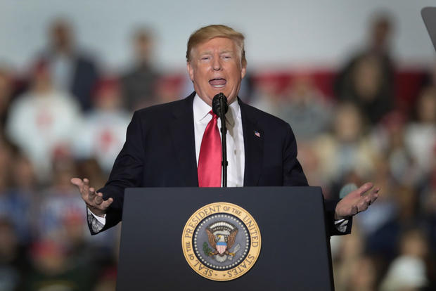 President Trump Holds Rally in Washington, MI 