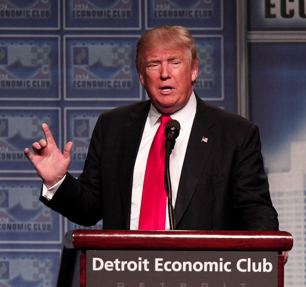 Trump Campaigning in Detroit 2016 