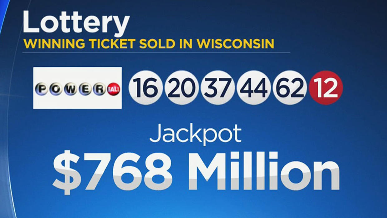 Powerball Winning Ticket Worth 768 Million Sold In Wisconsin CBS Boston