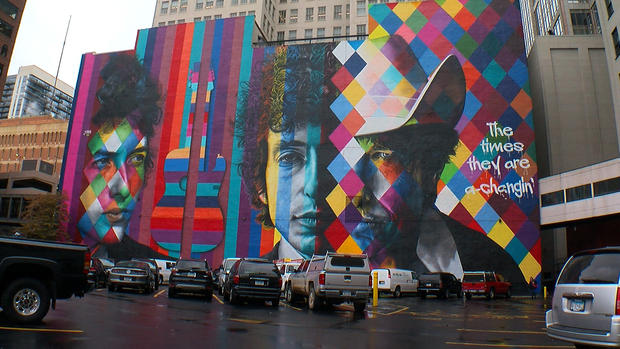 Bob Dylan Mural 