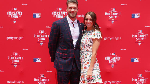 Phillies' Bryce Harper announces 'Philly-raised' baby boy 