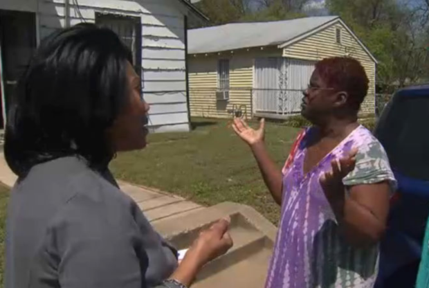 Rosalind Smith talks to Robbie Owens about the deadly shooting in South Dallas 