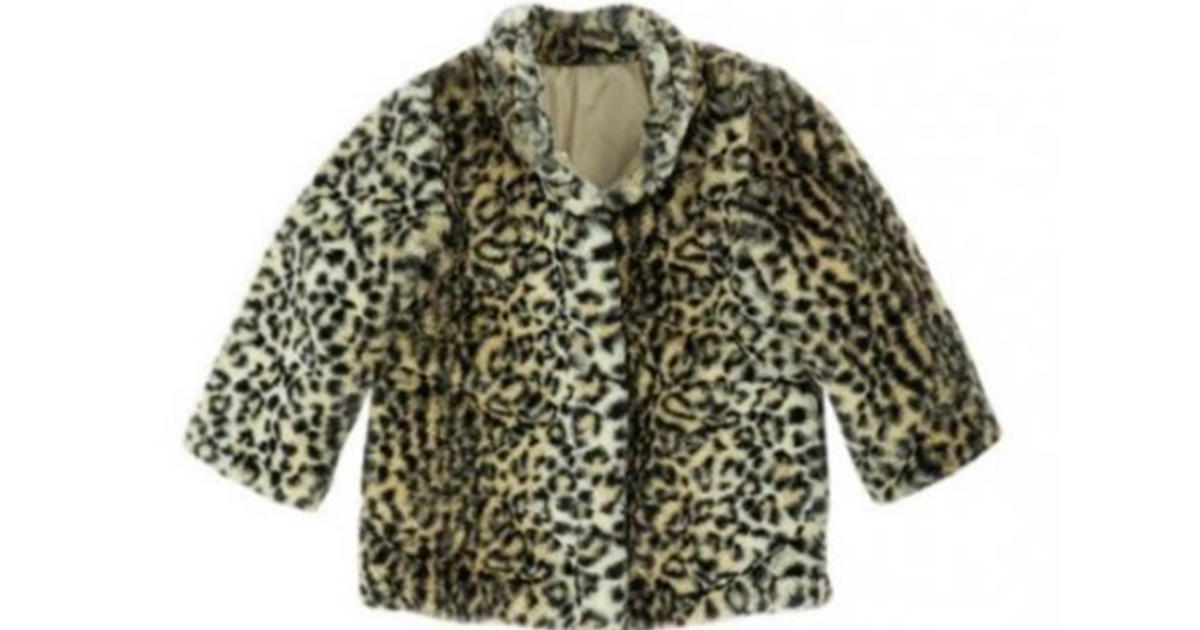 Recall: Children's Cheetah Faux Fur Jackets Pose Choking Hazard - CBS ...