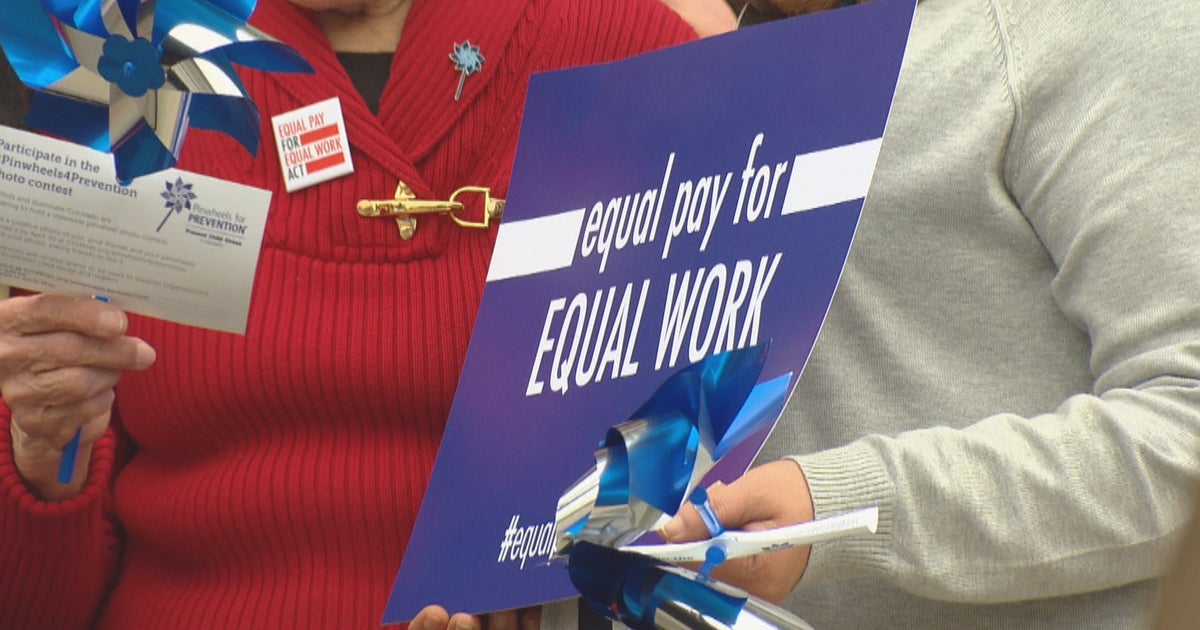 Women Gather At State Capitol For Equal Pay Day - CBS Colorado