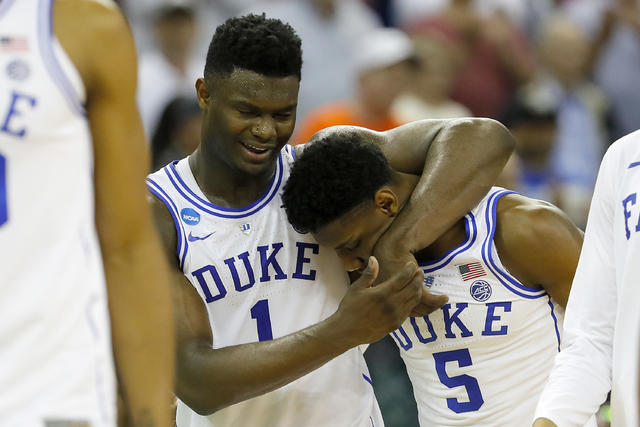 Photo gallery of RJ Barrett dunk, Zion celebration that broke the internet