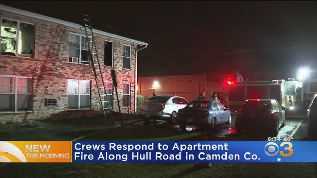 Fire Breaks Out At Camden Apartment Building 