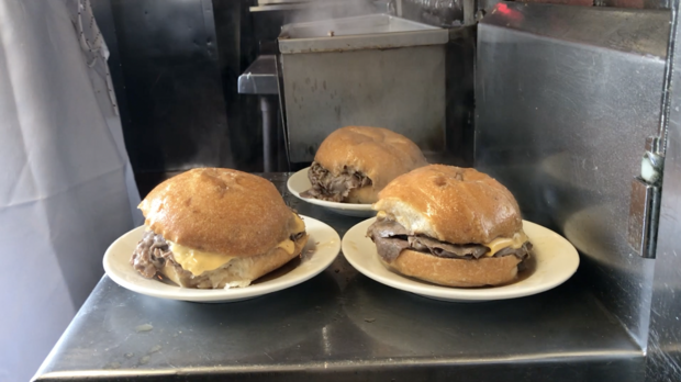Roast Beef Sandwiches at Brennan &amp; Carr 