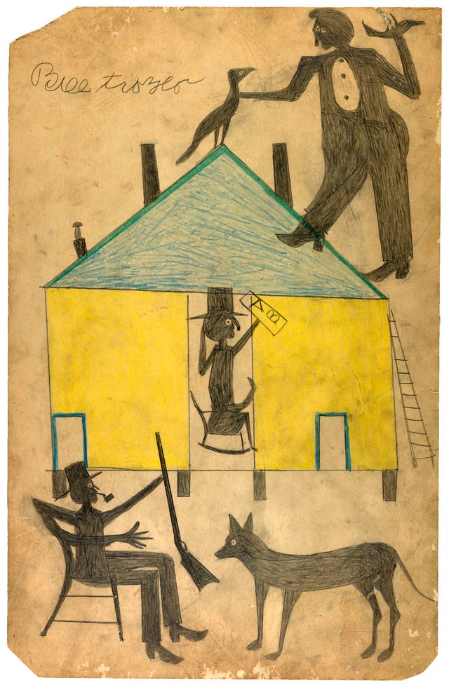 BILL TRAYLOR 作品集 　ビル・トレイラー　アメリカンフォークアート Bill Traylor | ビル・トレイラー画集 | nostos books ノストス