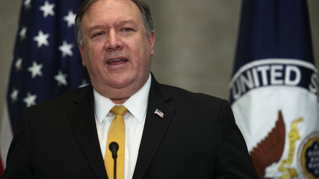 Secretary Of State Mike Pompeo Delivers Remarks On Americans Held Captive Abroad 