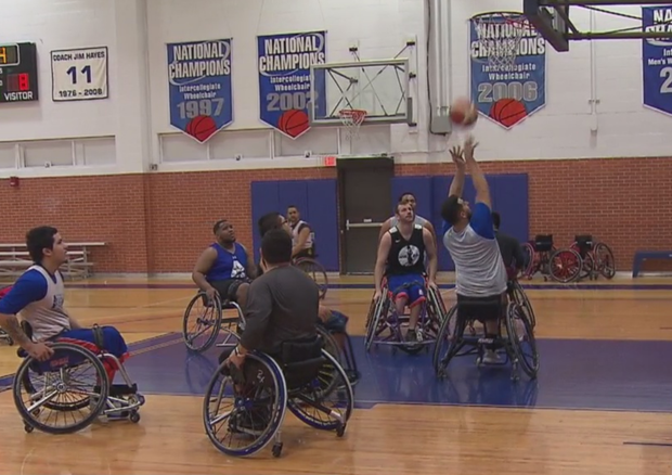 UTA Movin' Mavs men's wheelchair basketball team