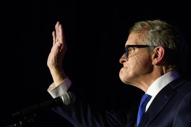 Ohio GOP Gubernatorial Candidate Mike DeWine Attends Election Night In Columbus 