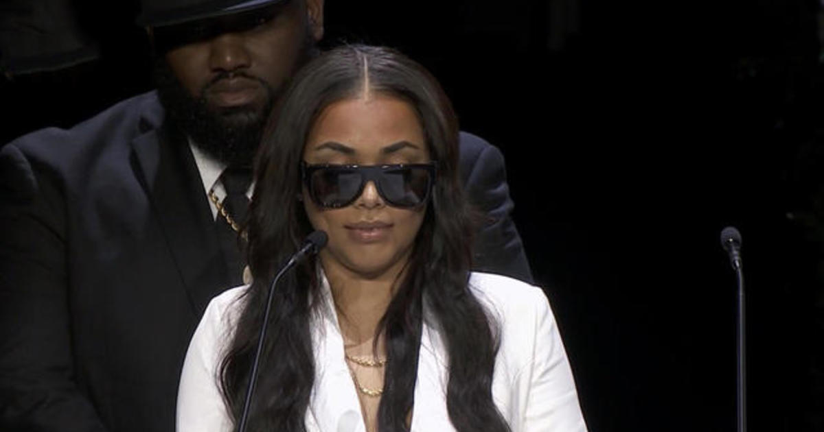 Lauren London Gives Emotional Tribute To Nipsey Hussle Cbs News 