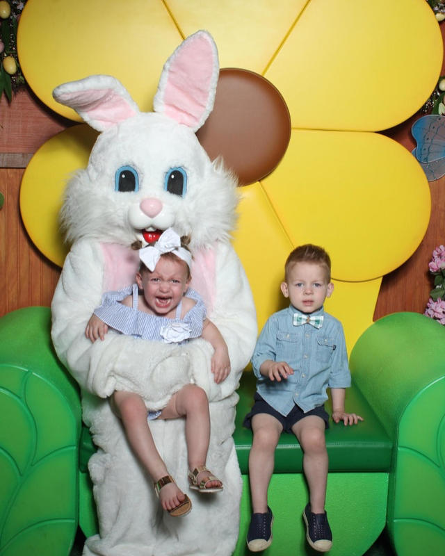 Pictures with the Easter Bunny