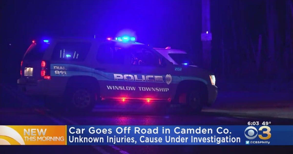 Police Investigating Crash After Car Goes Off Road In Winslow Township