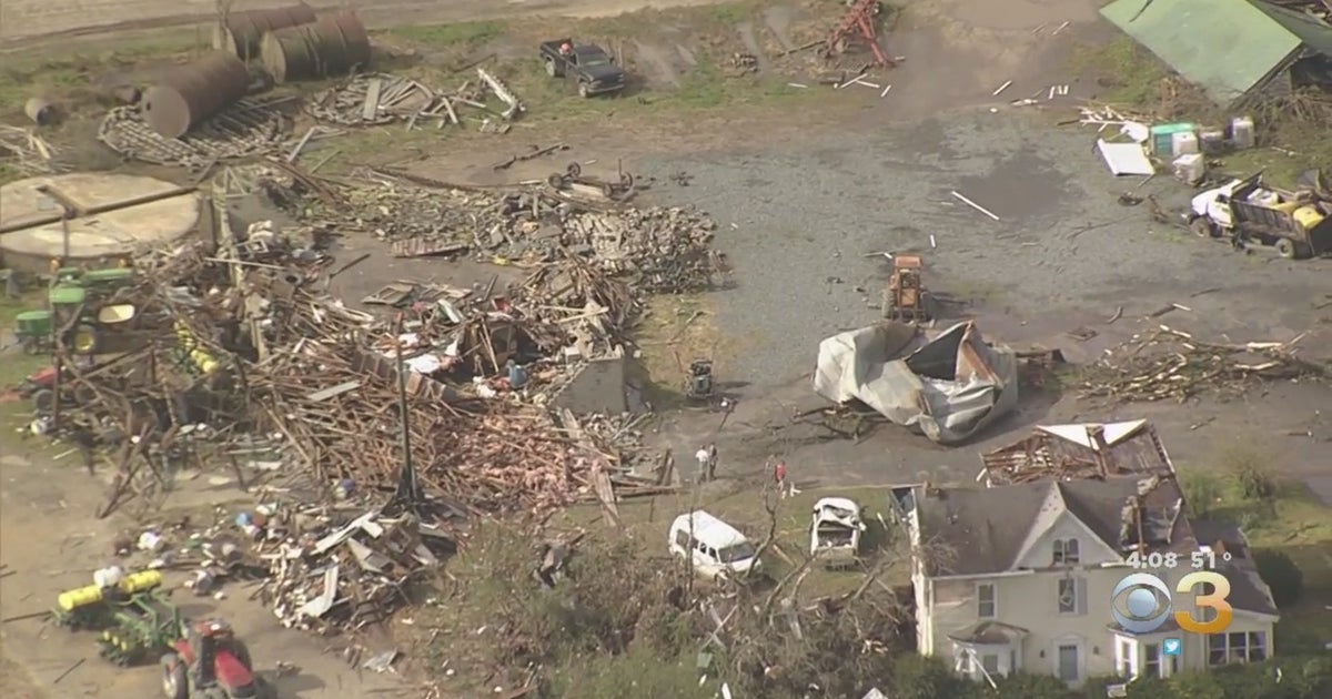 'It Was Horrible' Laurel, Delaware Tornado Rips Apart Homes, Barns