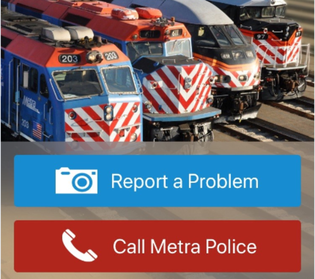 COPS app Metra 
