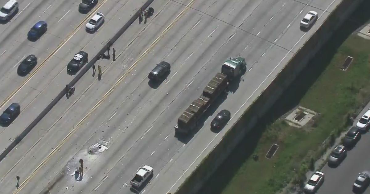 Motorcyclist Killed In Crash On 405 Freeway In West LA - CBS Los Angeles