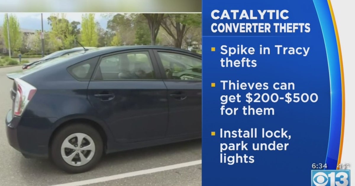 Catalytic Converter Thefts Spike In Tracy CBS Sacramento