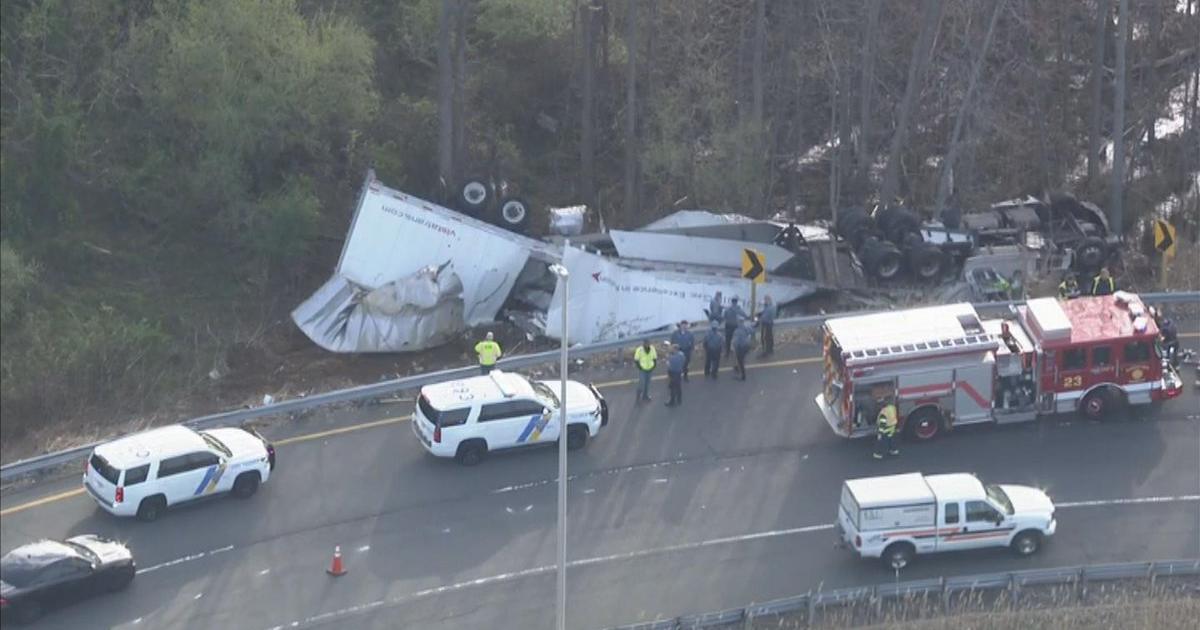 Driver Dies After Tractor-Trailer Overturns Into Embankment On New ...