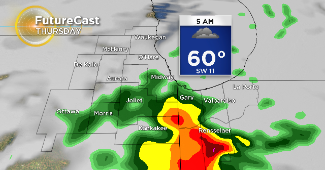 Severe Storm Threat For Northwest And North Central Illinois Until 11 P ...