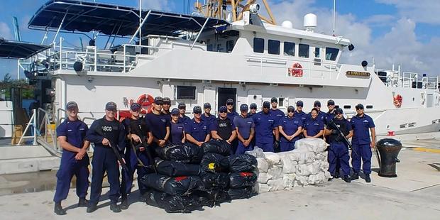 Coast Guard drug offload miami 