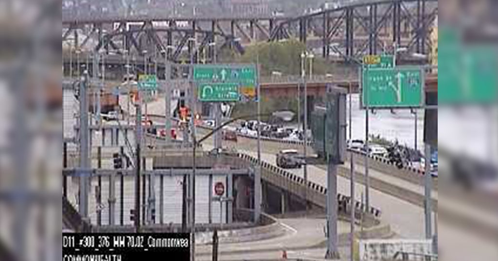 Accident On Parkway East Halts Traffic, Two People Injured CBS Pittsburgh