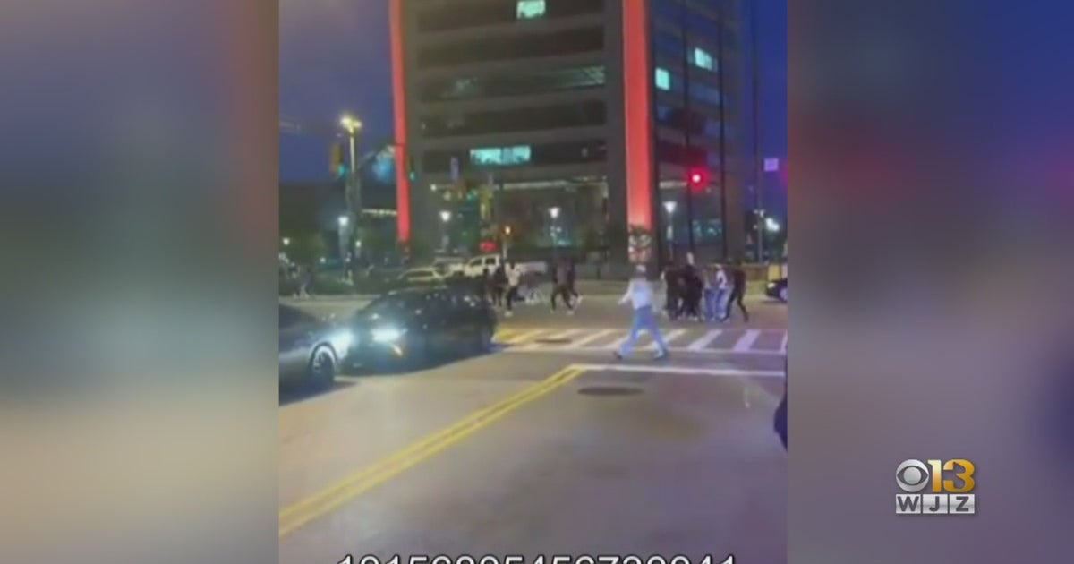 Incident Caught On Camera Involving BPD, Large Group Of Teens Near ...