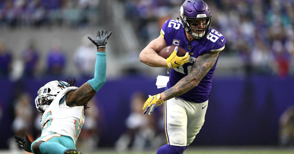 Veteran Tight End Kyle Rudolph Could Hit Trade Market Soon - CBS Boston