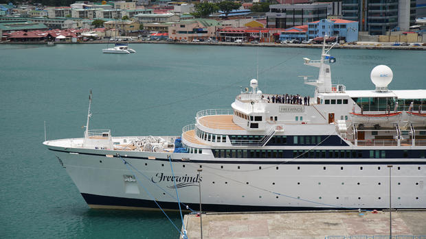 St Lucia US Quarantined Ship 
