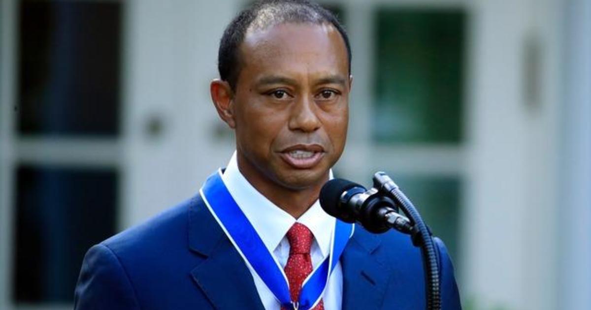 Tiger Woods awarded Presidential Medal of Freedom - CBS News