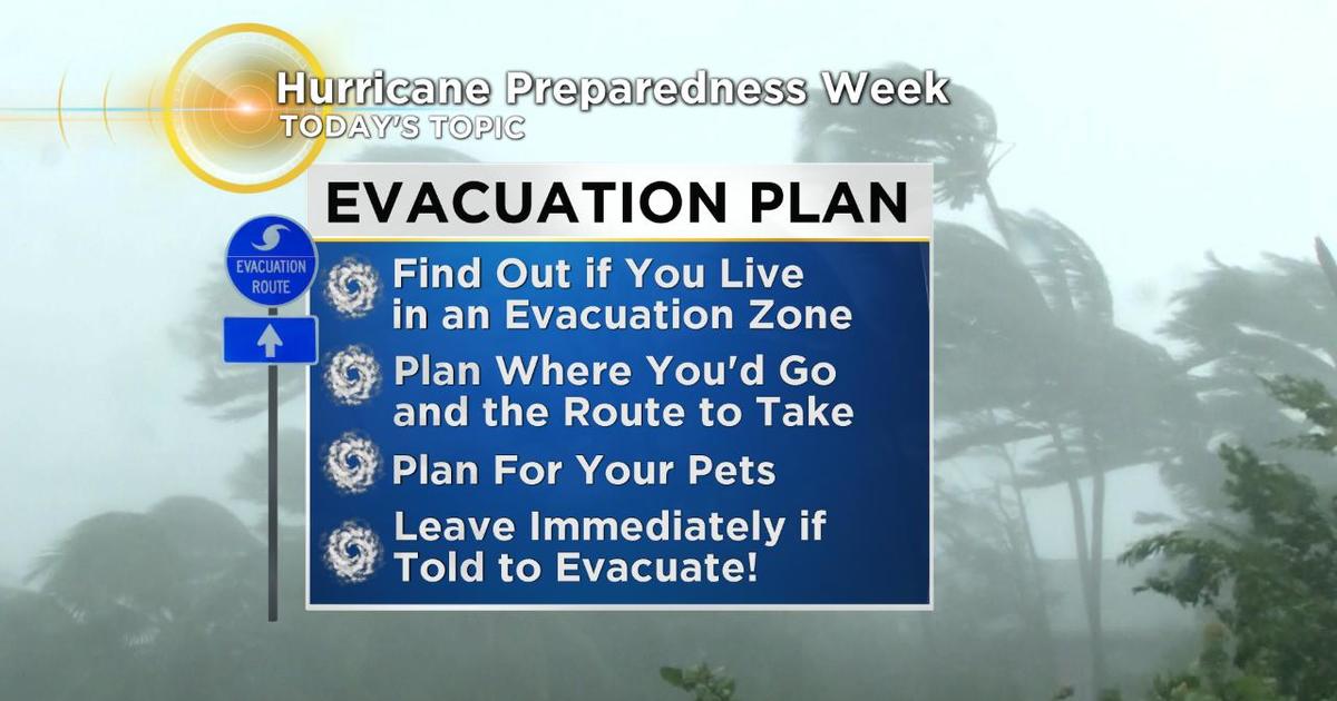 Hurricane Preparedness Week: Do You Have An Evacuation Plan? - CBS ...