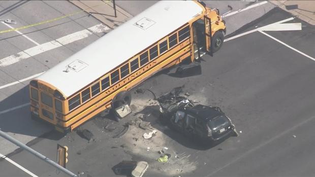 1 Dead, 2 Injured After SUV Slams Into Side Of School Bus In Lionville, Sources Say 