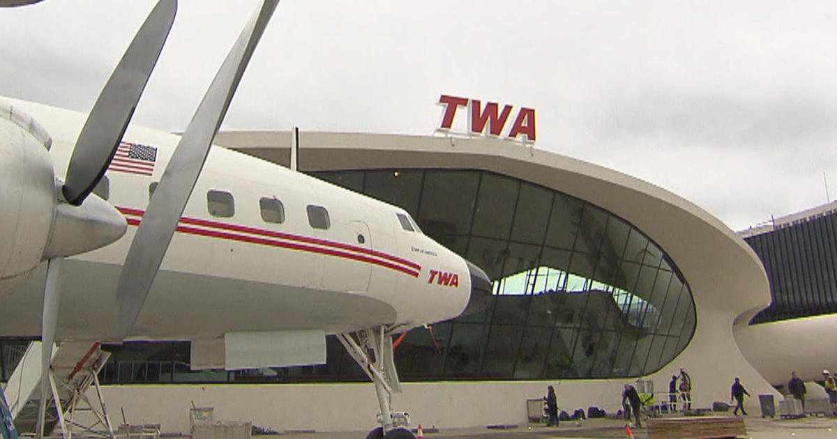 TWA flight center hosts a fleet of fashion models for louis