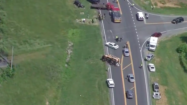 Stanly County, North Carolina school bus crash 