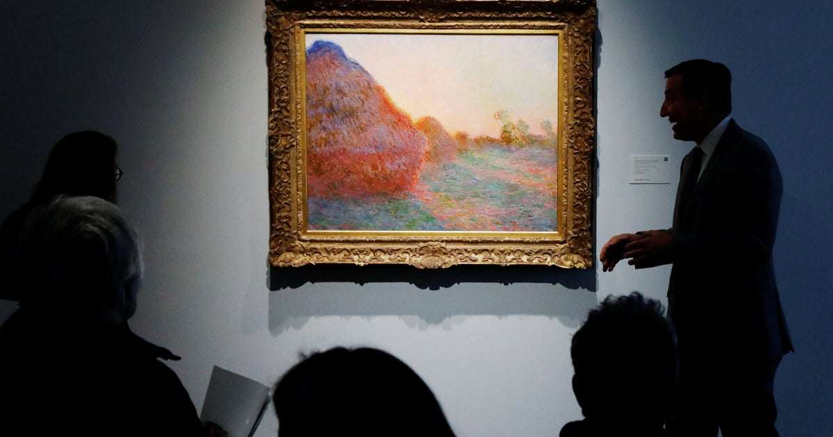 Claude "Meules" sells for 110.7 million, an auction record for