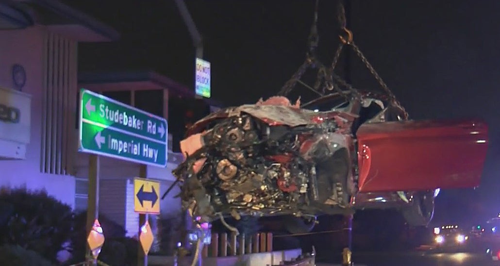 Car Left Mangled After Slamming Into Norwalk Medical Building At End Of ...