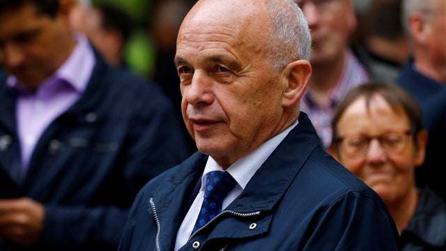 Members of Swiss government Bundesrat meet people at Swiss National Museum in Zurich 