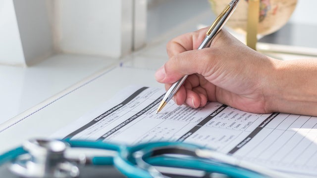 Info about Medicaid eligibility and medical stethoscope. 