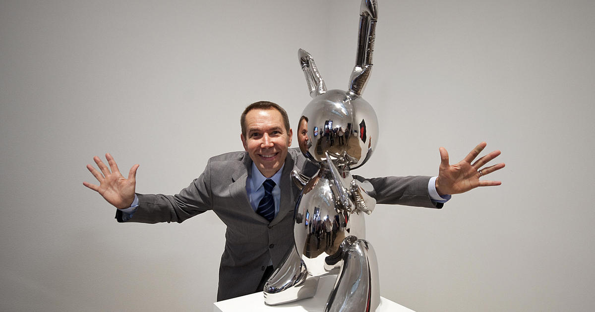 Column: The $91-million sale of a cheesy Jeff Koons statue shows