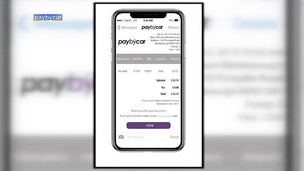 paybycar ez pass pay for gas 